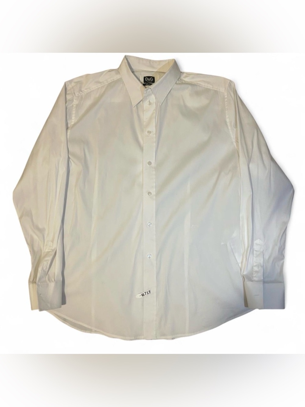 Dolce & Gabbana White Men’s Dress Shirt - Classic Point Collar